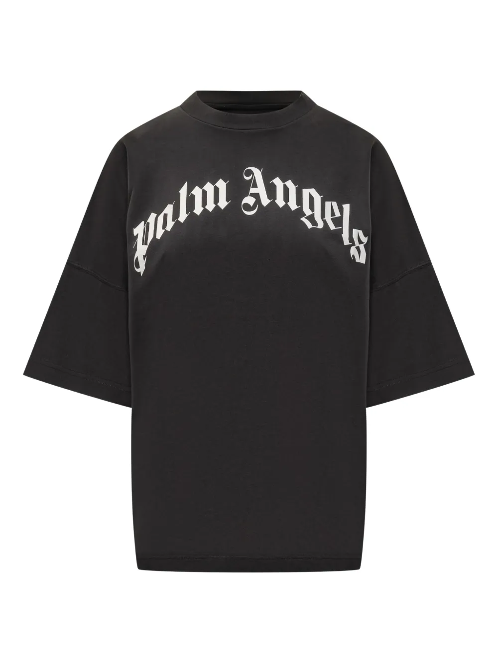 Palm Angels logo-print T-shirt Zwart