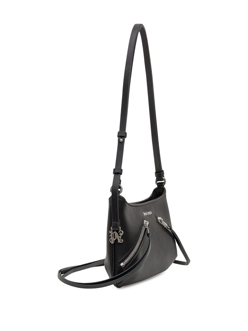 Palm Angels Giorgina zip-detail shoulder bag Zwart
