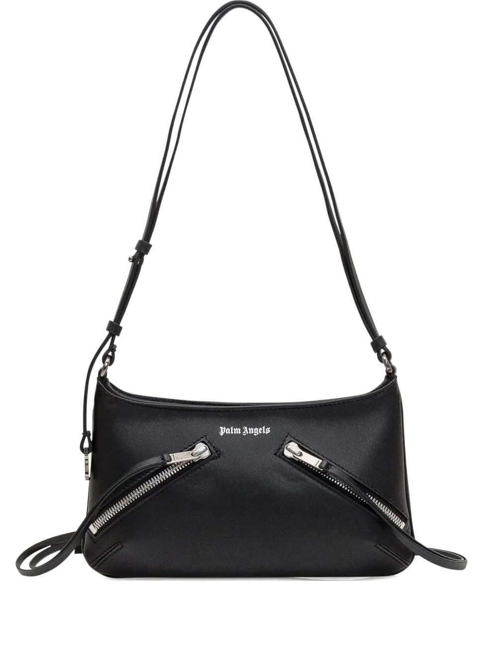 Palm Angels Giorgina zip-detail shoulder bag Zwart