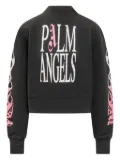Palm Angels flame-print long-sleeve sweatshirt - Black