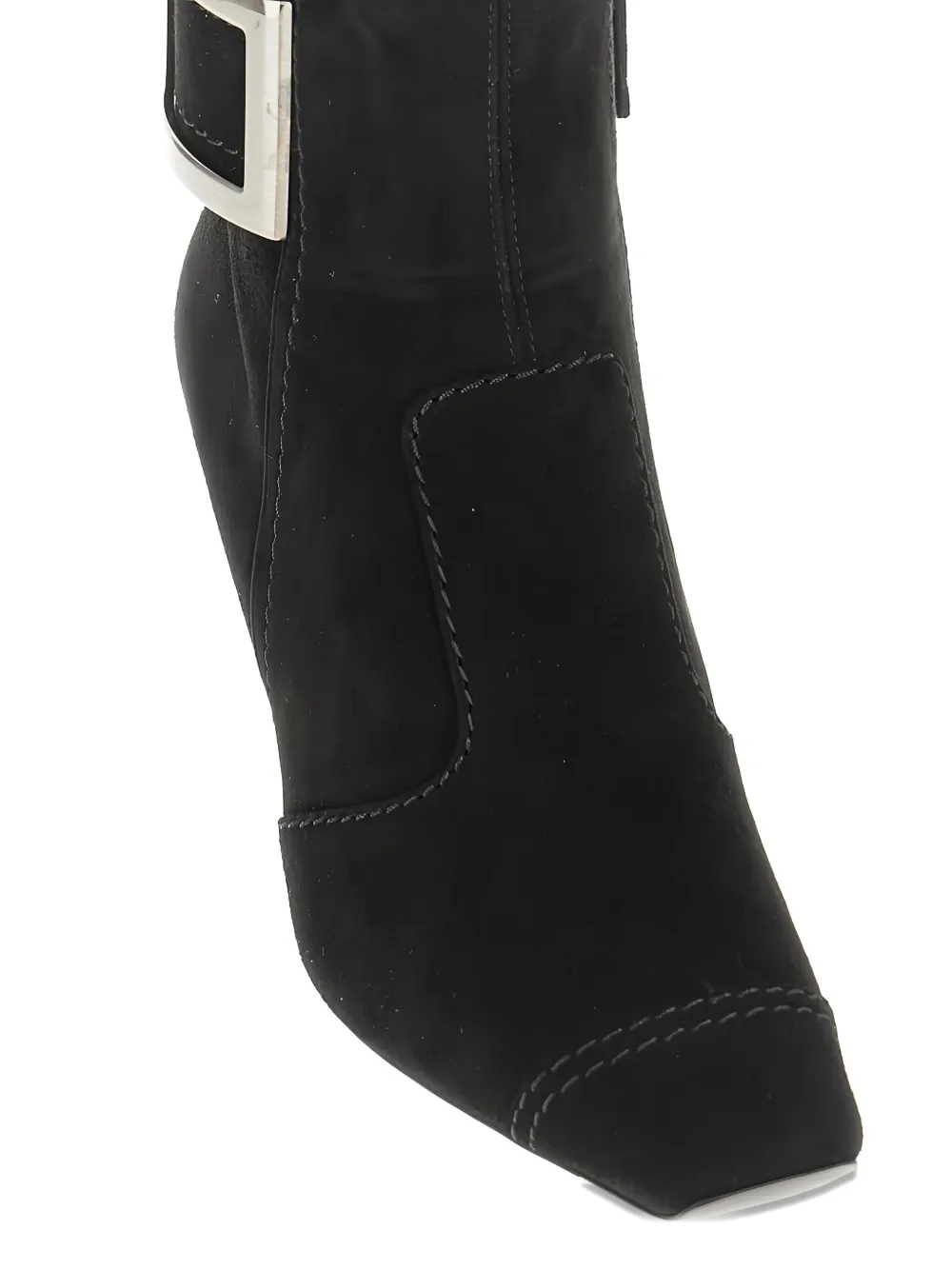 Roger Vivier 70mm Stivaletti buckle-detail suede boots | Ankle Boots | Image 2