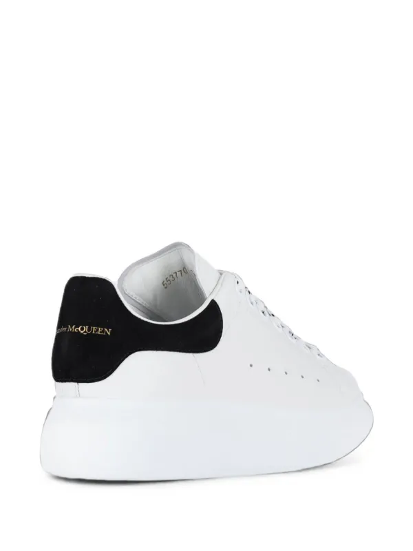Alexander McQueen Oversized Leather Sneakers | White | FARFETCH