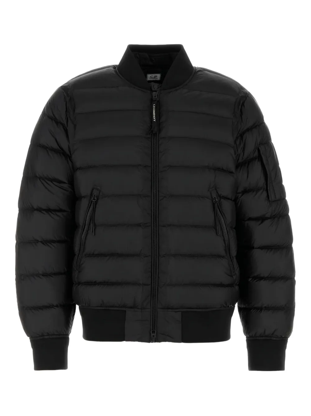 C.P. Company down quilted bomber jacket - ブラック C.P. Company down quilted bomber jacket - ブラック