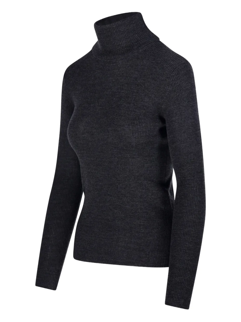 P.A.R.O.S.H. Leila ribbed turtleneck sweater Grijs