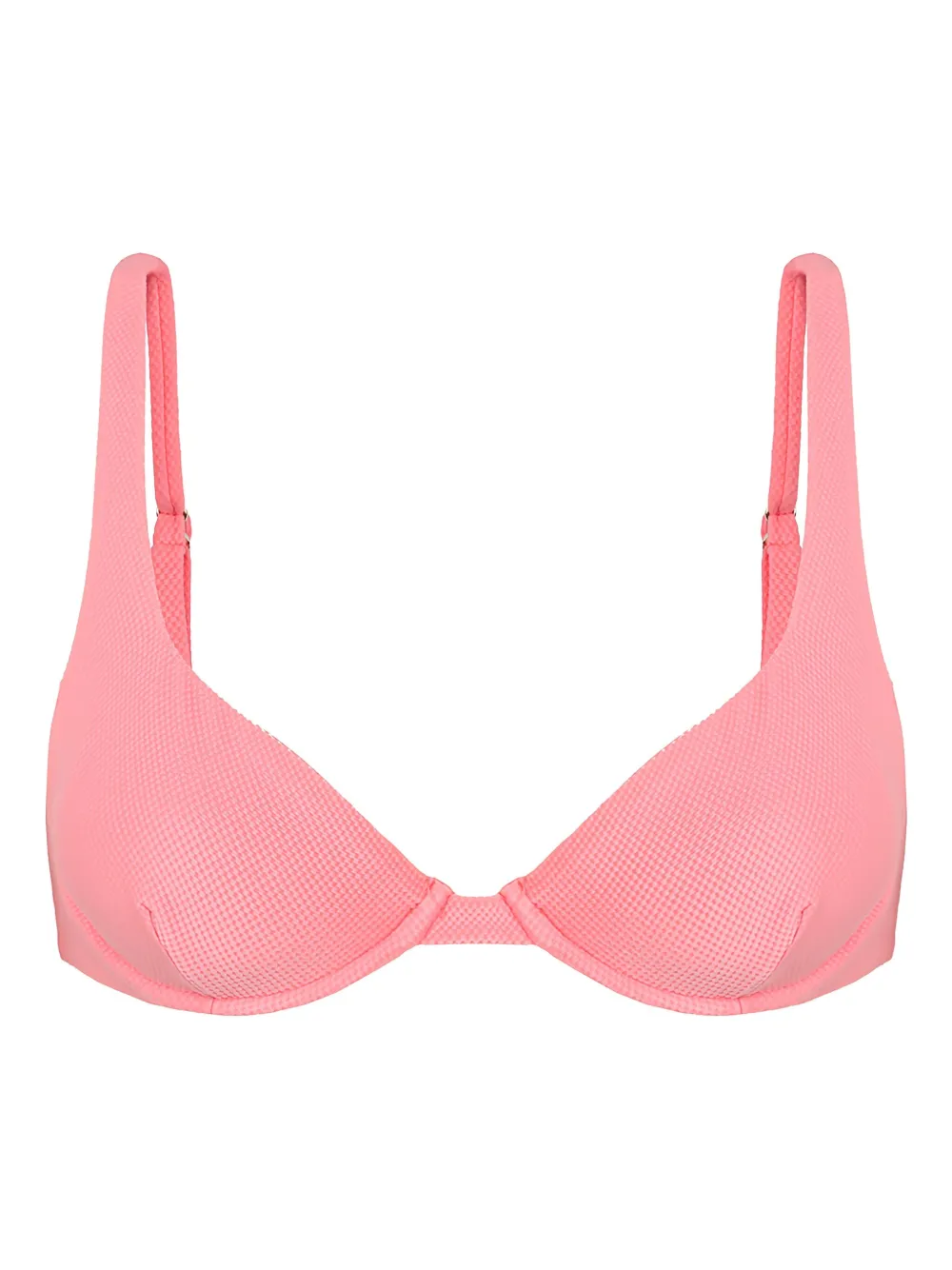 Lenny Niemeyer Top bikini a triangolo - Rosa