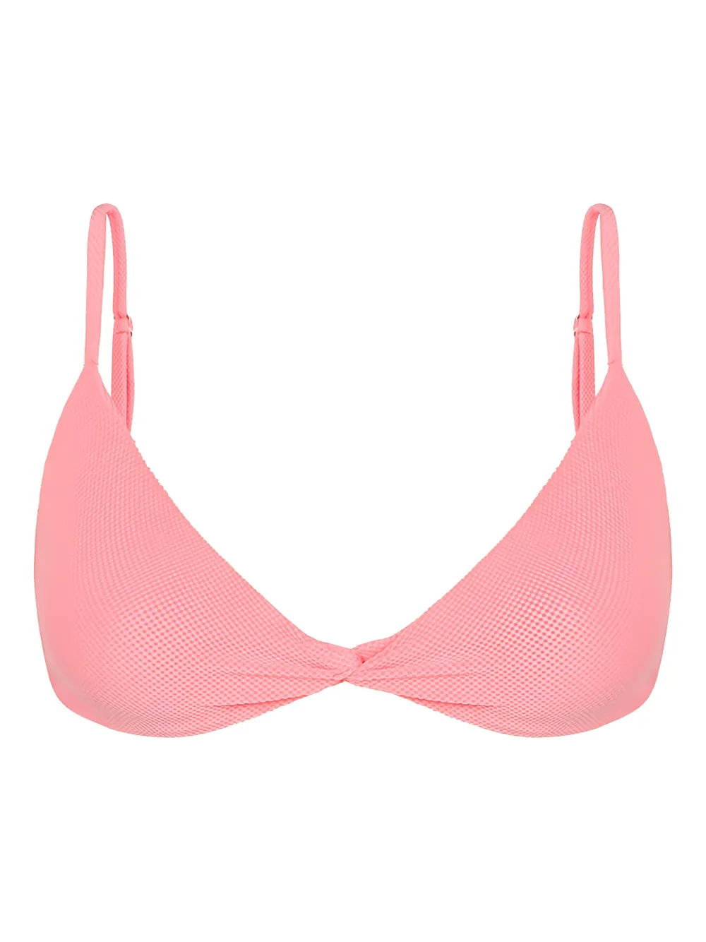 Lenny Niemeyer Top bikini a triangolo - Rosa