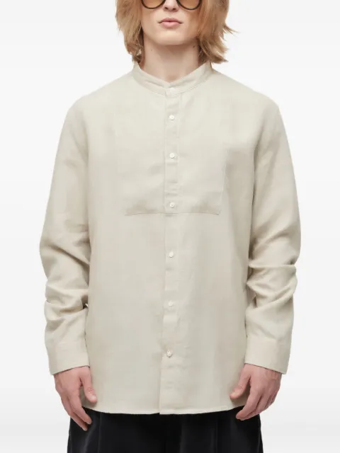 Osklen camisa con panel bordado