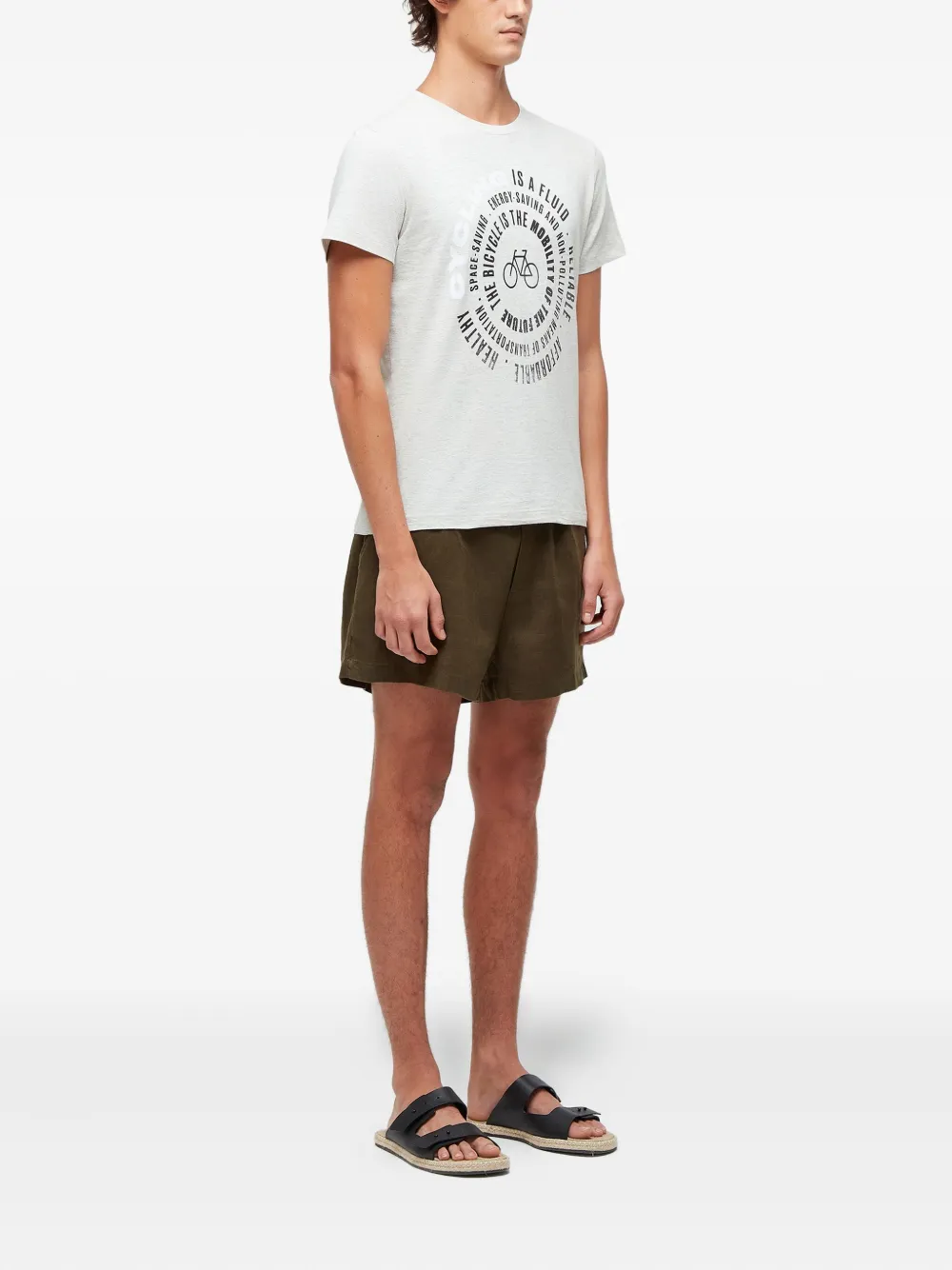 Osklen T-shirt met print - Grijs