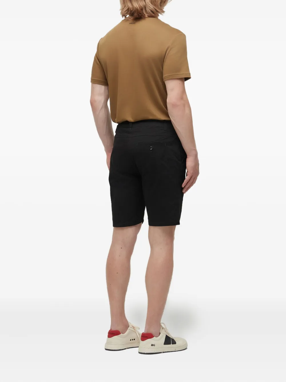 Osklen Blithe katoenen chino shorts Zwart