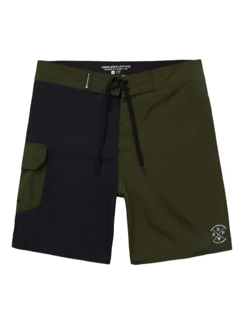 Osklen bermuda à design colour block