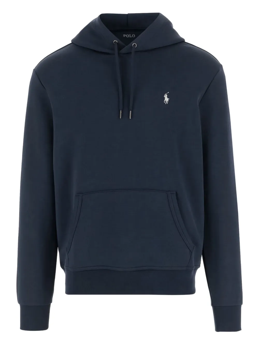 Polo Ralph Lauren logo-embroidered drawstring hoodie Blauw