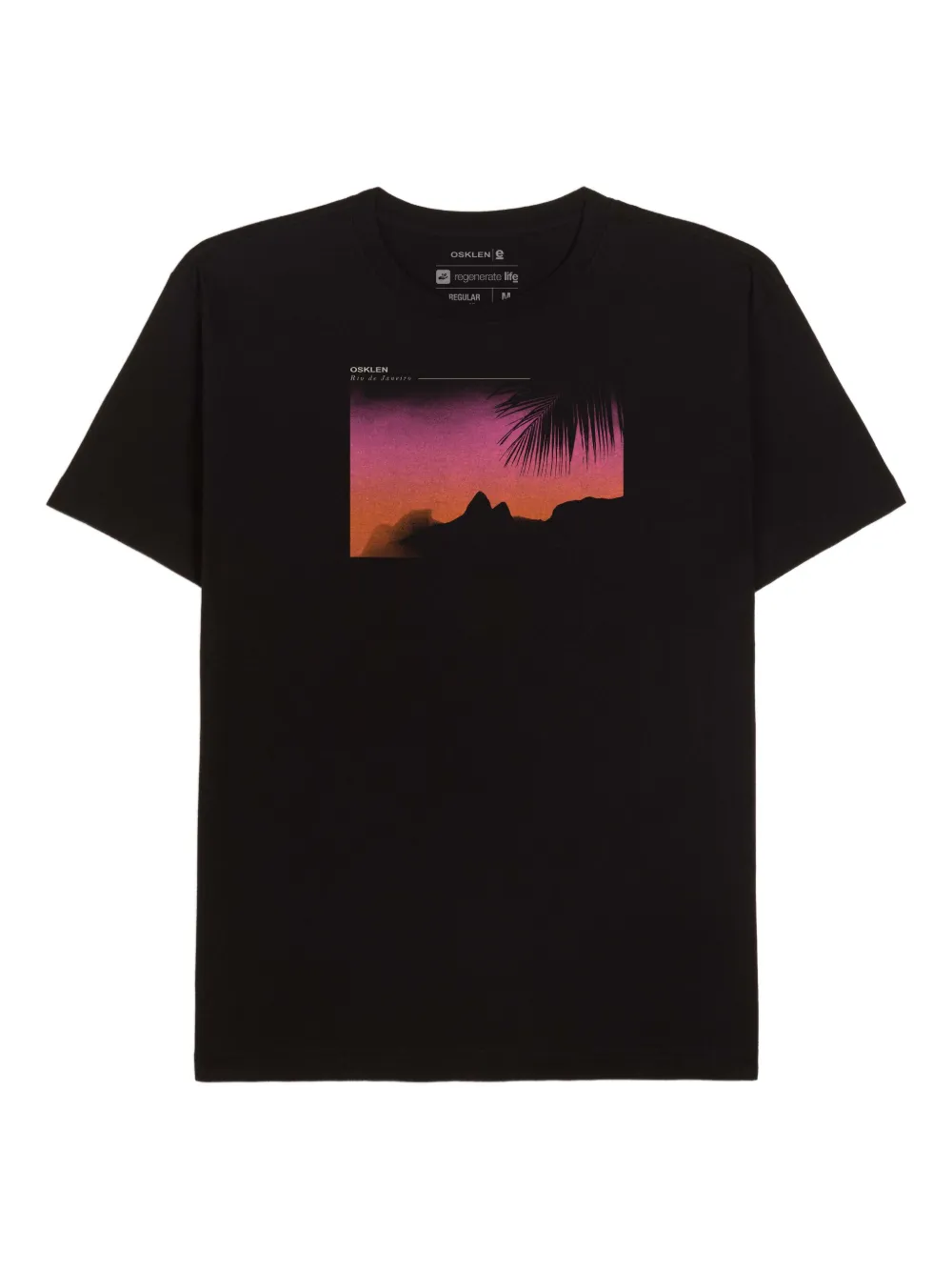 Osklen Ipanema-print T-shirt | Black | Image 1