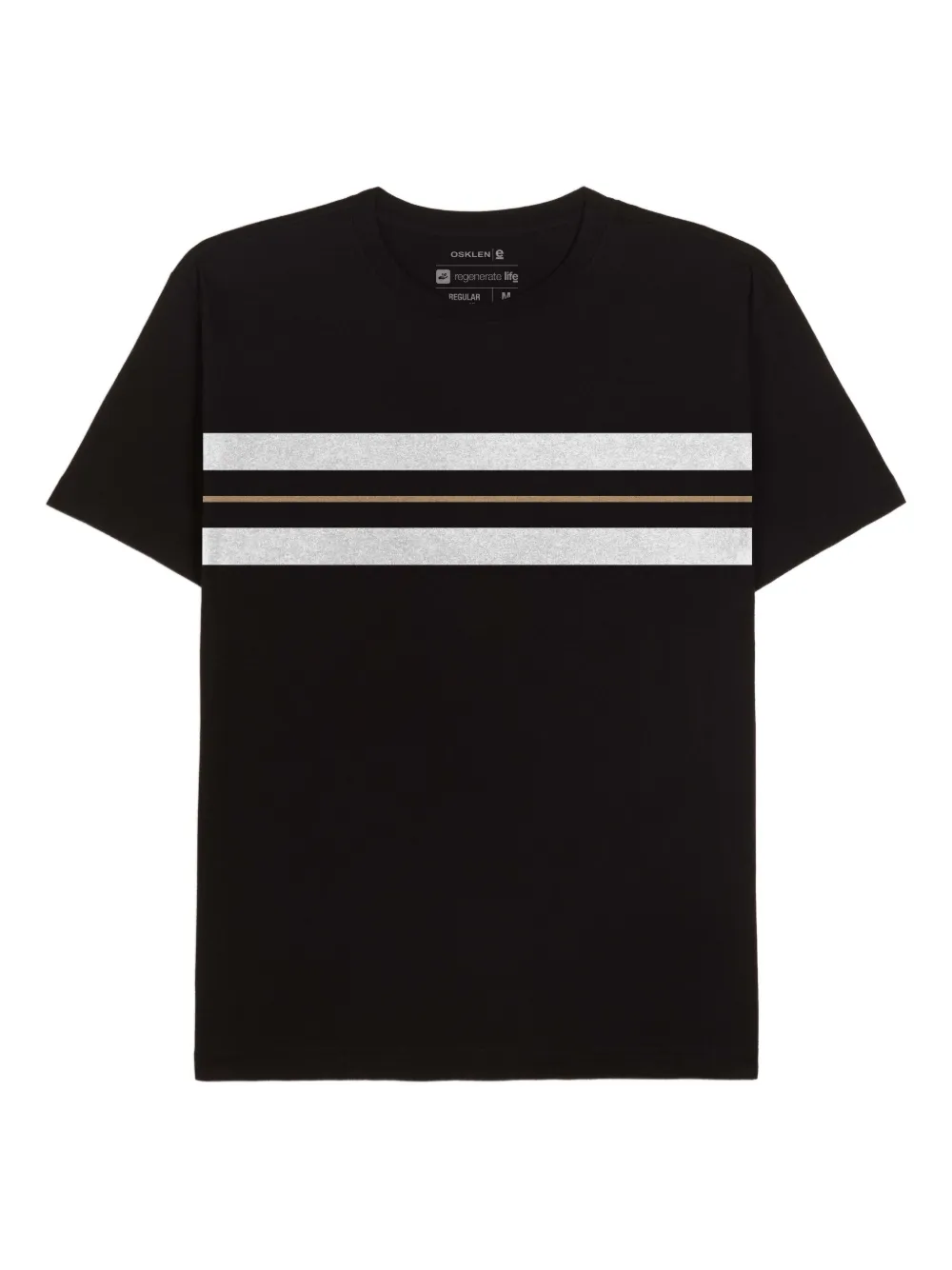 Osklen striped T-shirt | Black | Image 1