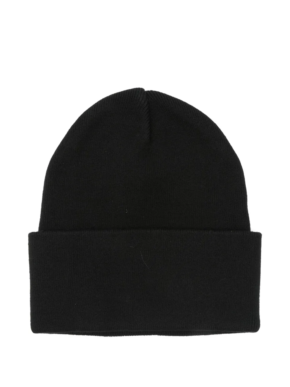 Fiorucci angel-embroidery beanie hat - Zwart