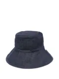 A.P.C. ribbon-trimmed bucket hat - Blue