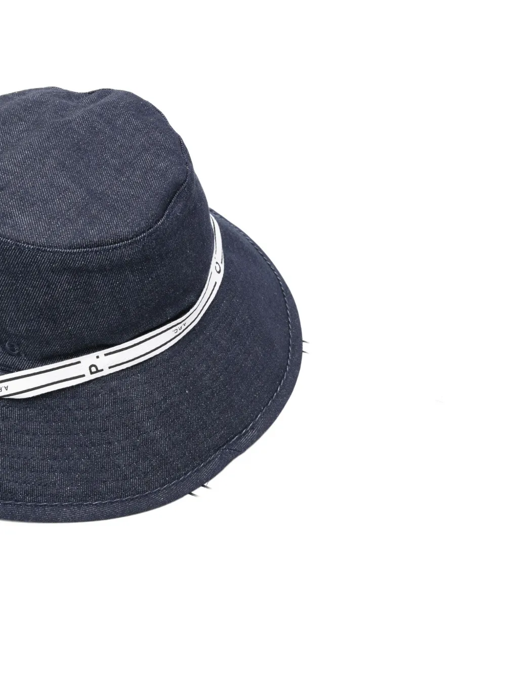 Apc Ribbon-trimmed Bucket Hat In Blue