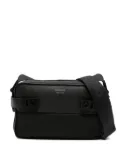 Ferragamo Gancini-buckles messenger bag - Black