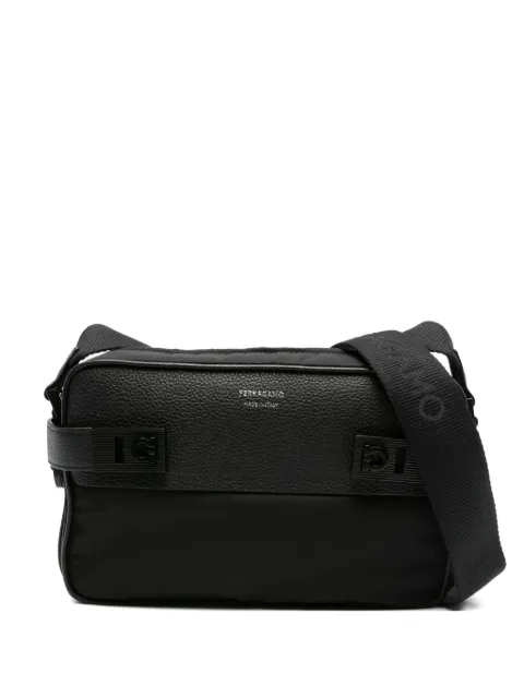 Ferragamo Gancini-buckles messenger bag