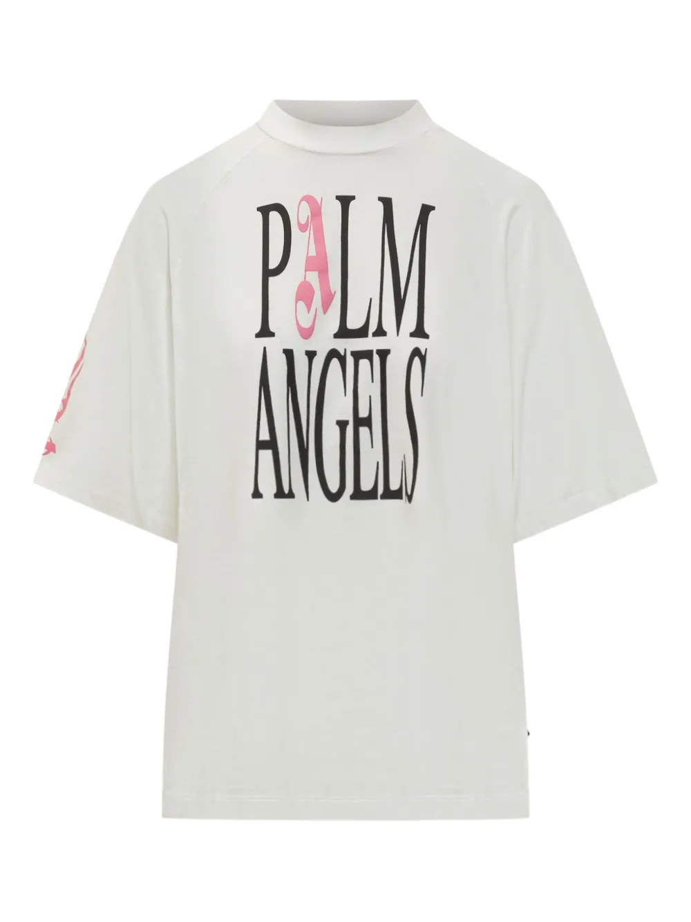 Palm Angels flame-print loose tee Wit