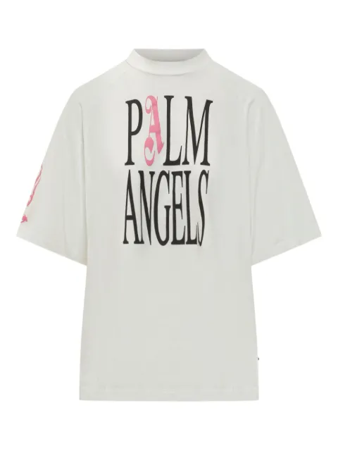Palm Angels flame-print loose tee