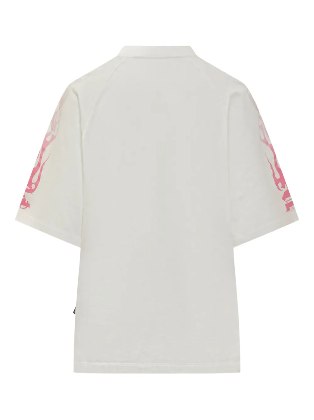Palm Angels flame-print loose tee Wit