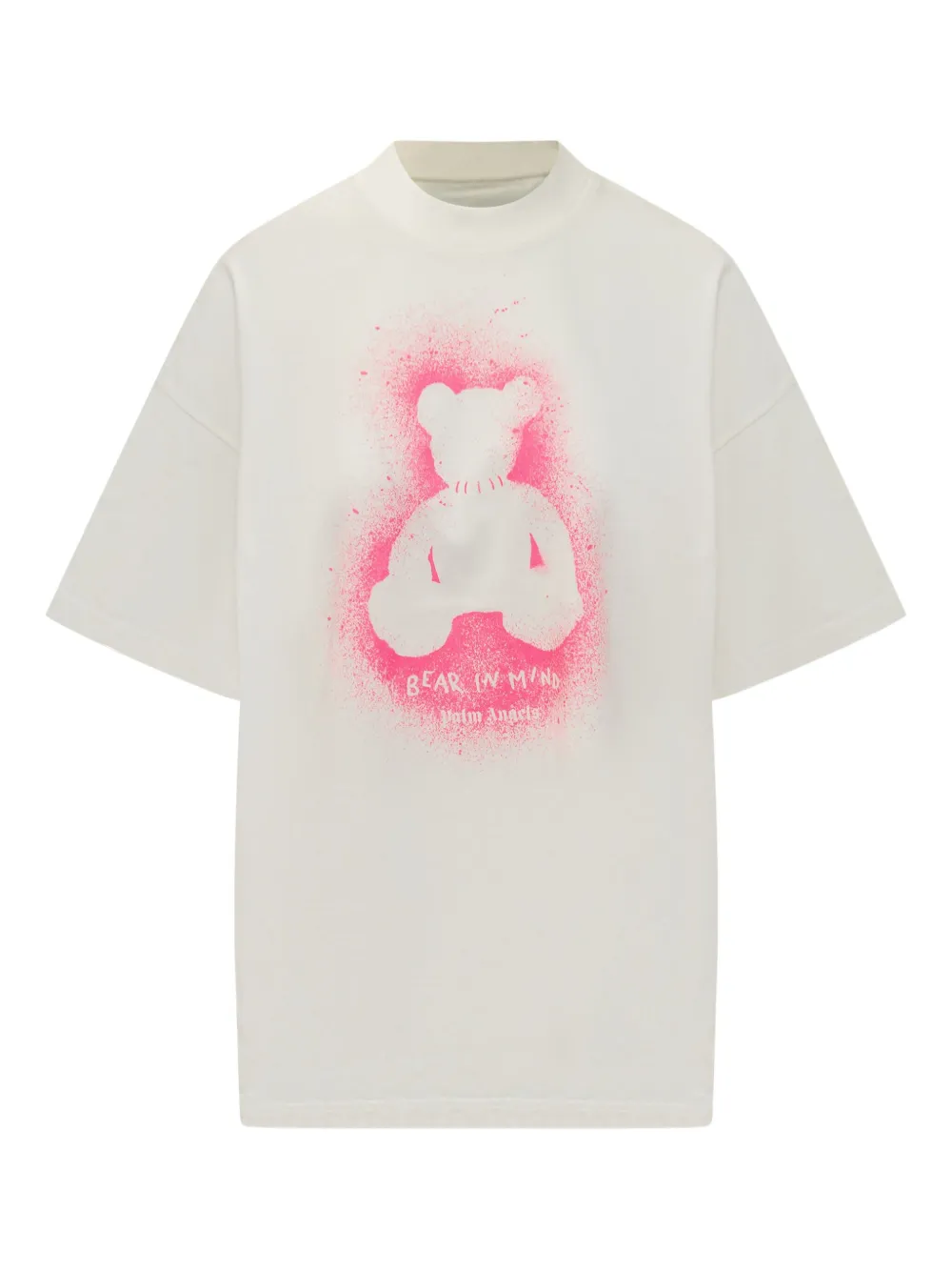 Palm Angels spray bear tee Wit