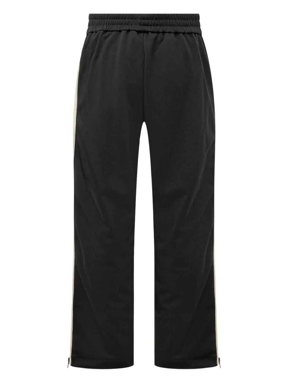 Palm Angels Side-stripe Track Pants In Black