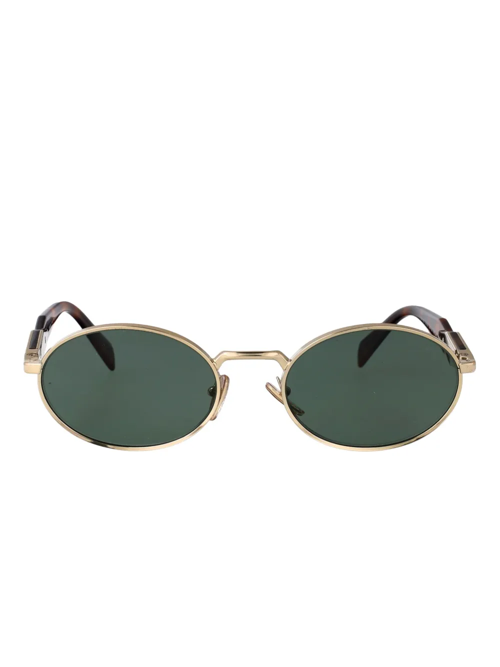 Prada Eyewear oval-framed sunglasses Goud