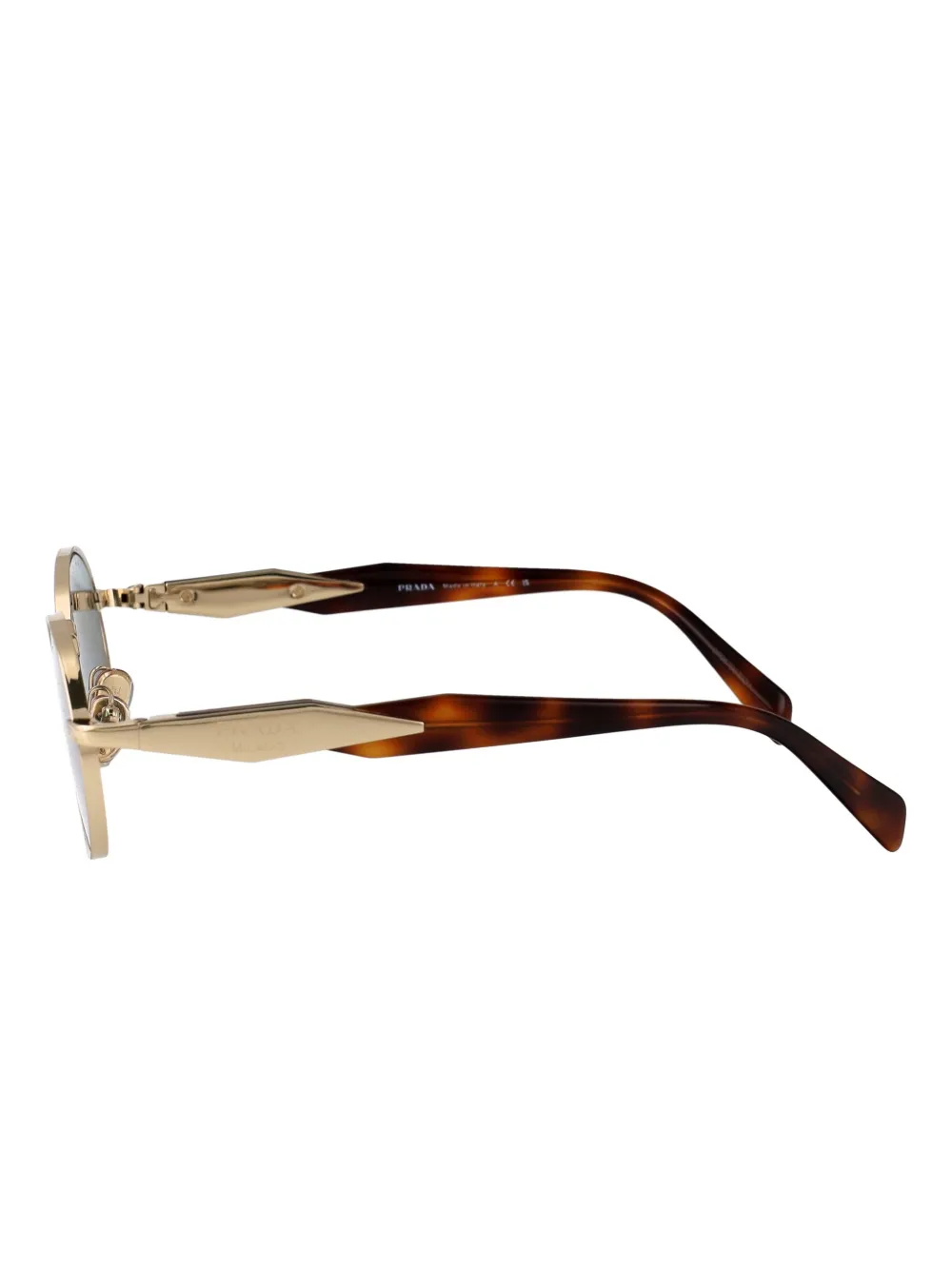 Prada Eyewear oval-framed sunglasses Goud