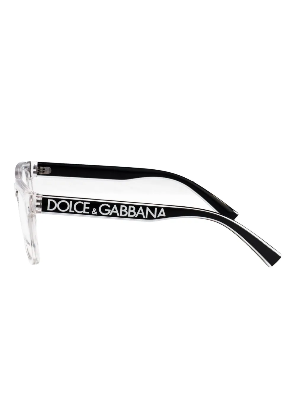 Dolce & Gabbana Eyewear square-frame glasses Beige