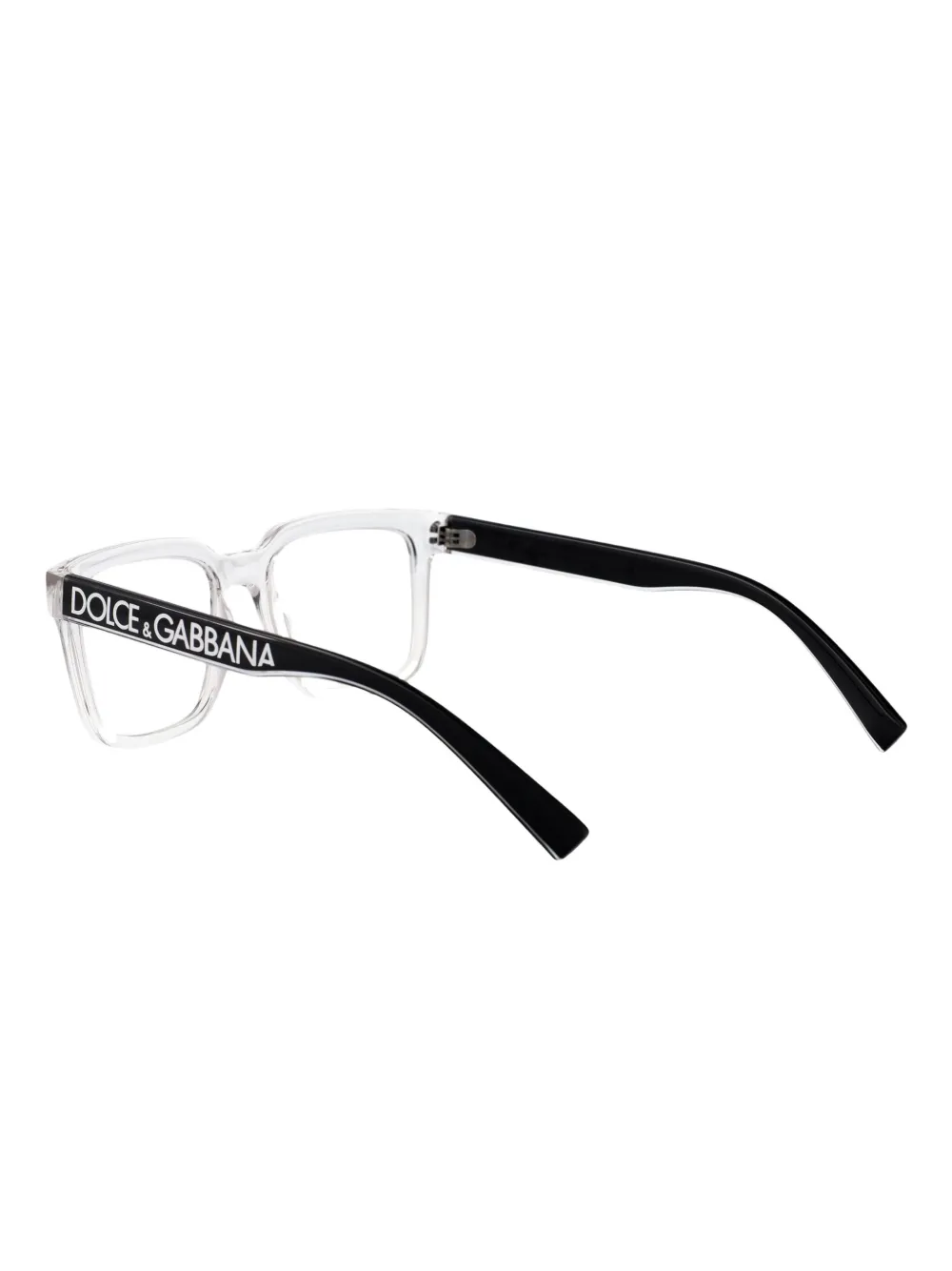 Dolce & Gabbana Eyewear square-frame glasses Beige