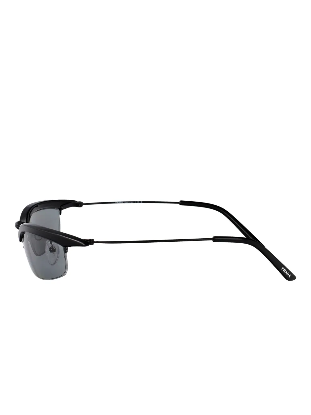 Prada Eyewear Zonnebril met cat-eye montuur Zwart
