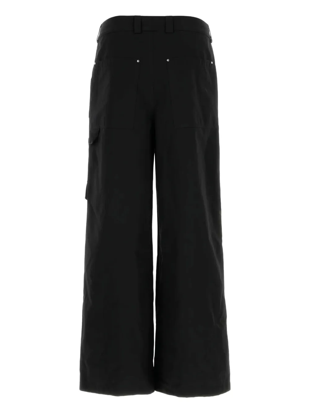 Alexander McQueen Katoenen broek met zak Zwart