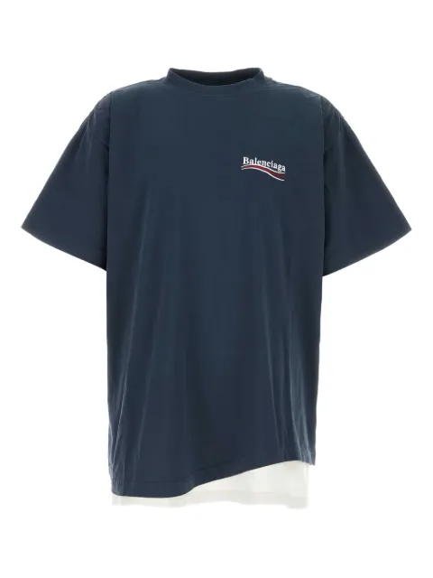 Balenciaga layered logo T-shirt