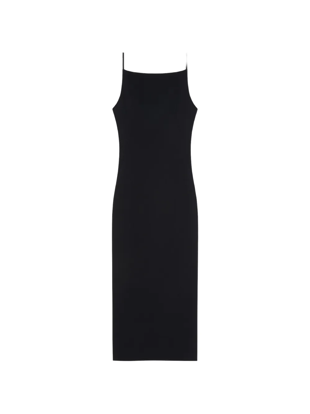 Givenchy Crêpe cady midi-jurk met split Zwart