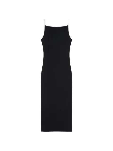 Givenchy vestido midi Sliced de crepé