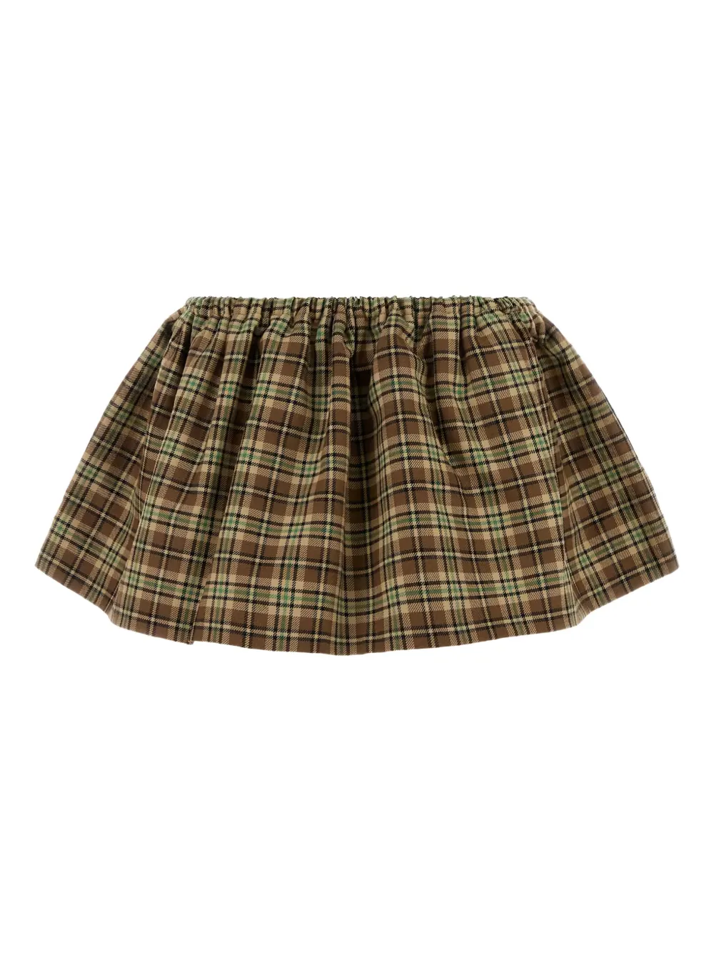 Miu checked mini skirt Bruin