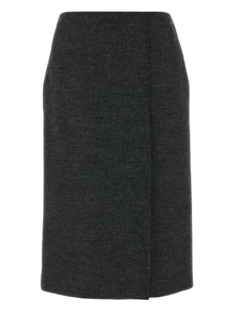 Prada Gewickelter Midirock