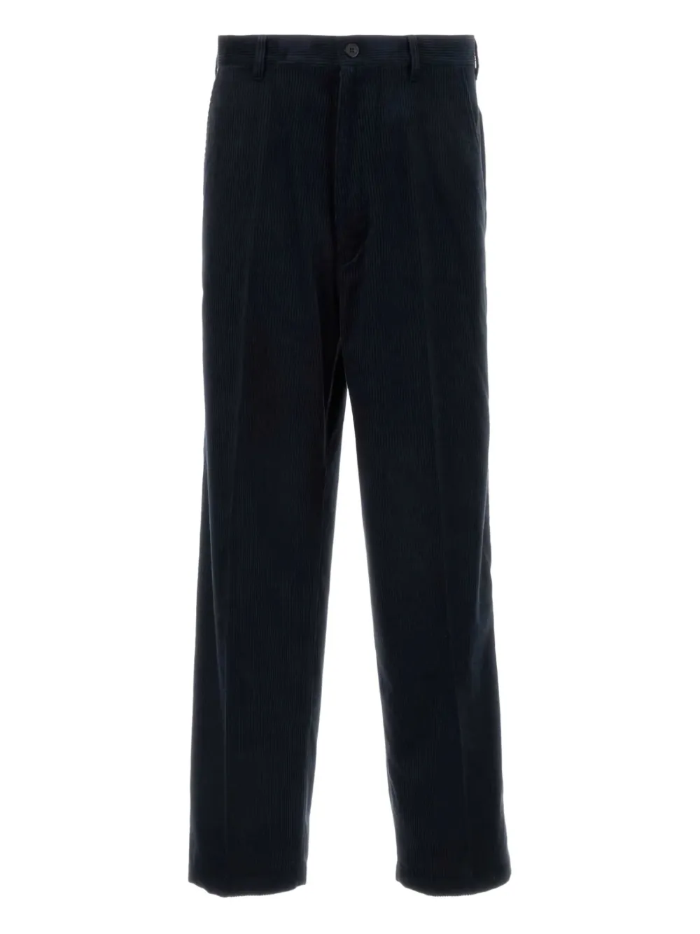 Prada Ribfluwelen broek Blauw