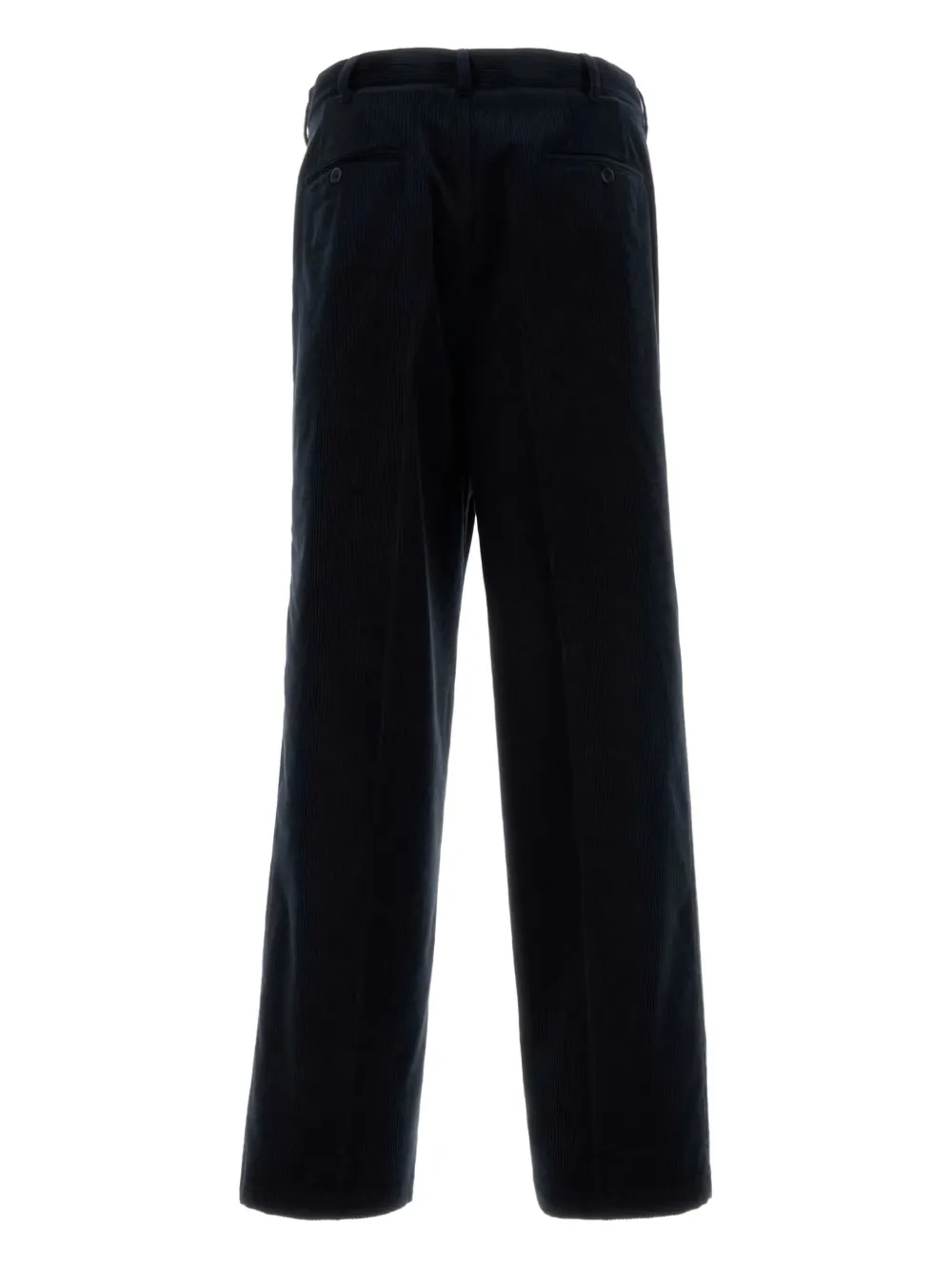 Prada Ribfluwelen broek Blauw