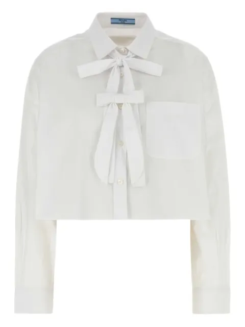 Prada bow-detail shirt