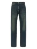 Magda Butrym stonewashed five-pocket straight-leg jeans - Blue