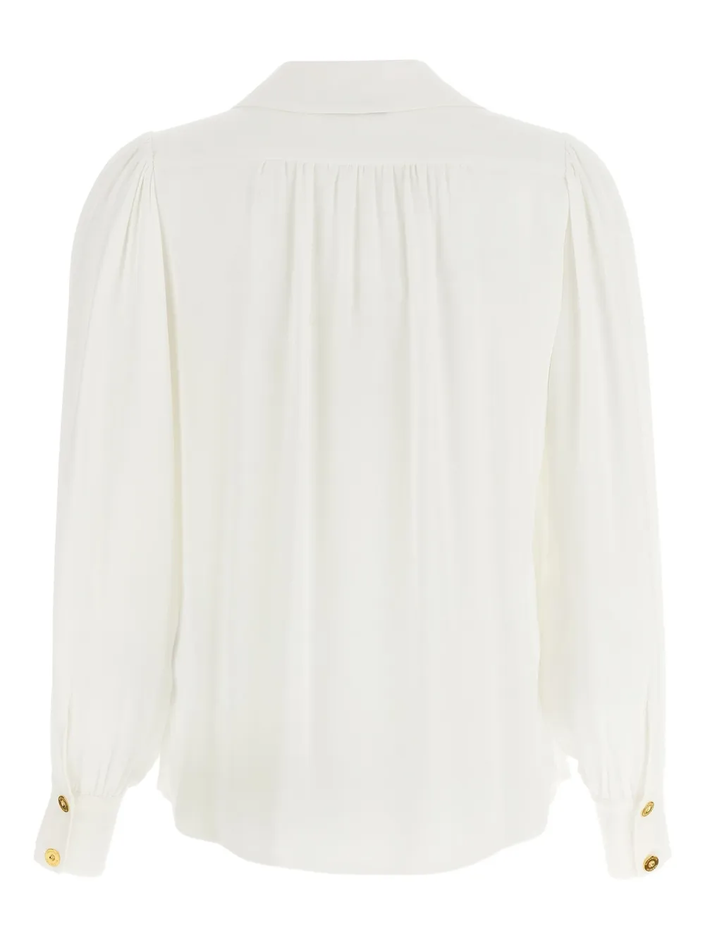 Elisabetta Franchi removable-necklace blouse Wit