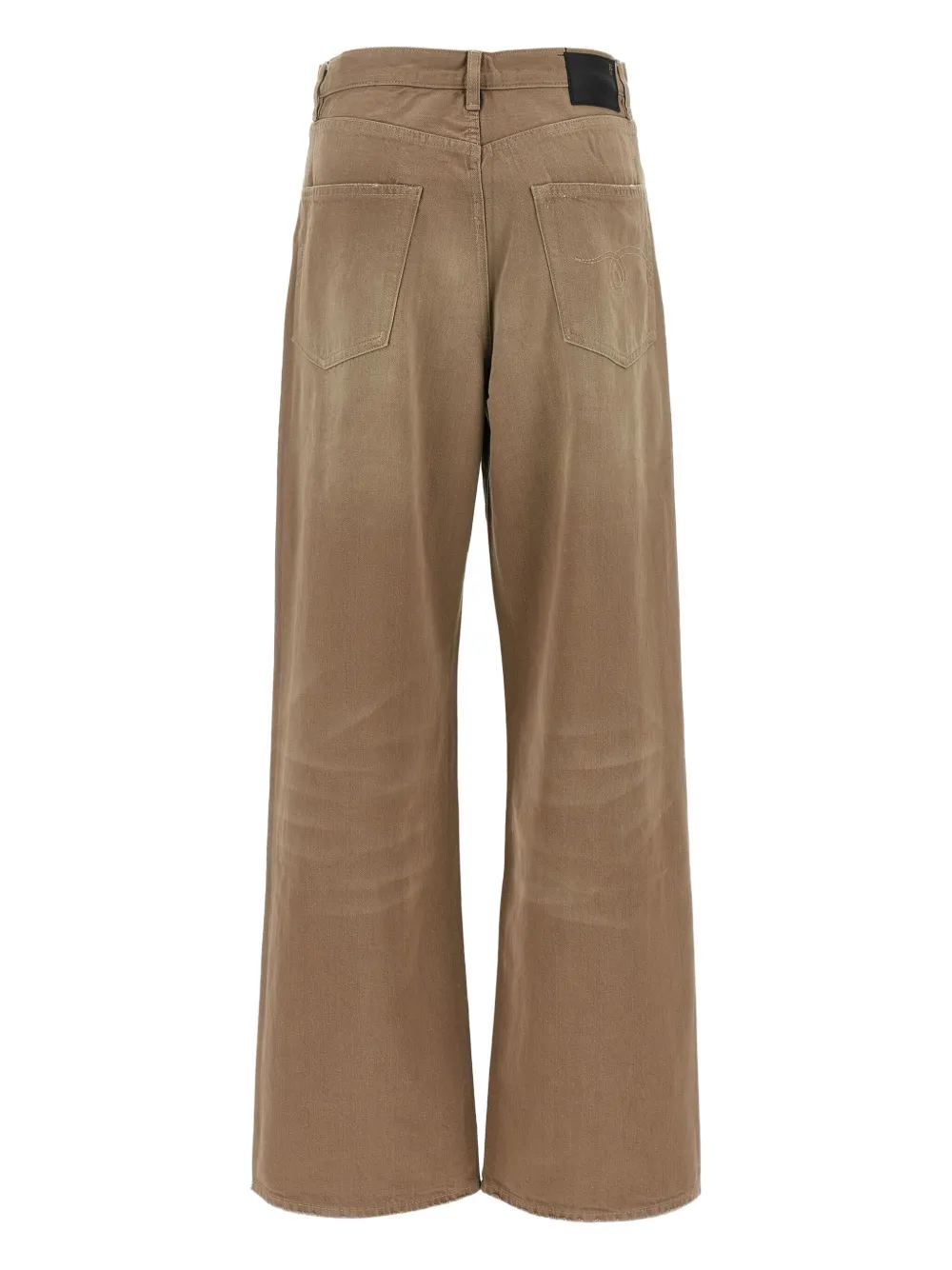 R13 Damon pleated jeans Beige