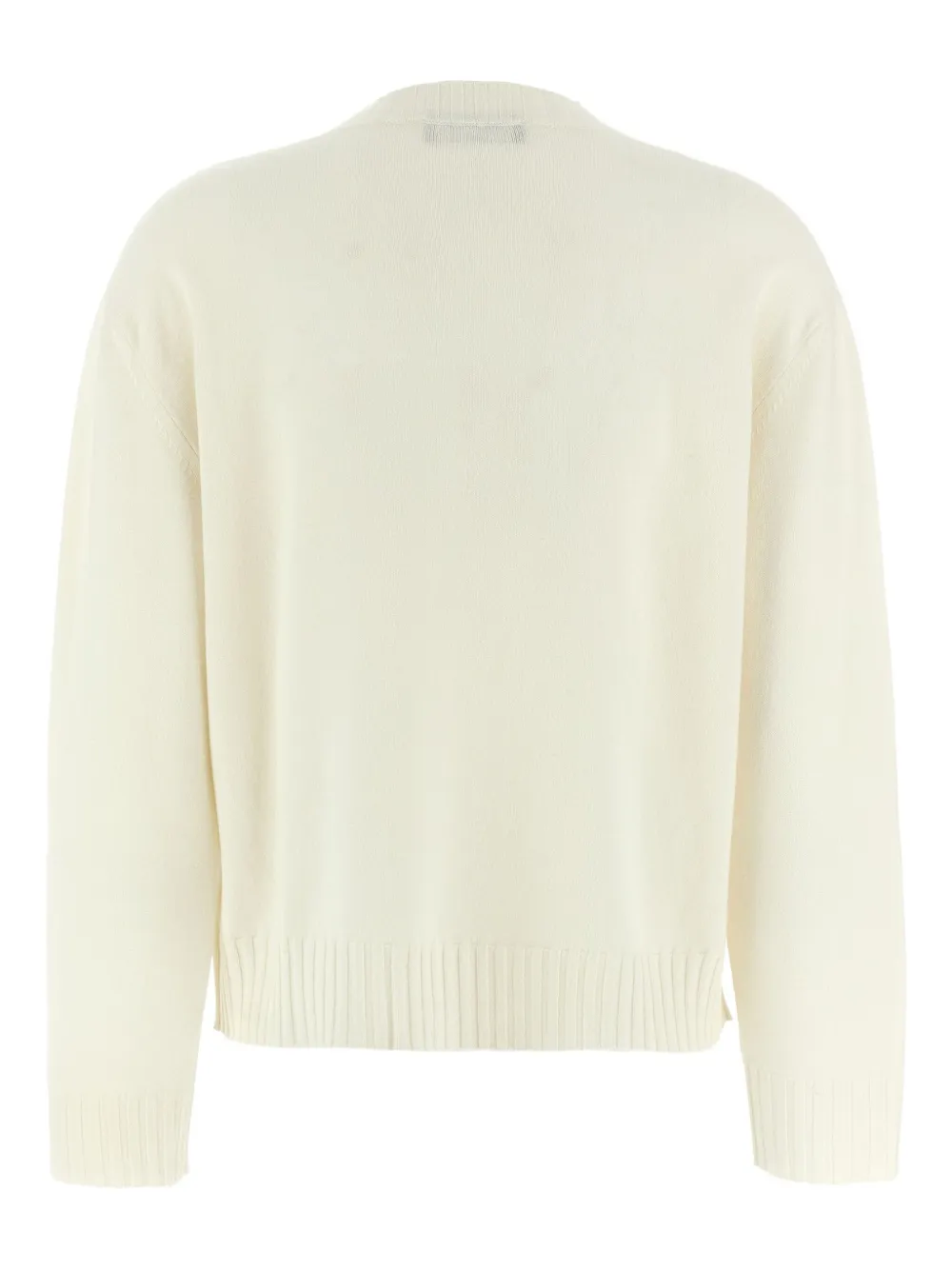 Fabiana Filippi jewel-detail V-neck sweater Beige