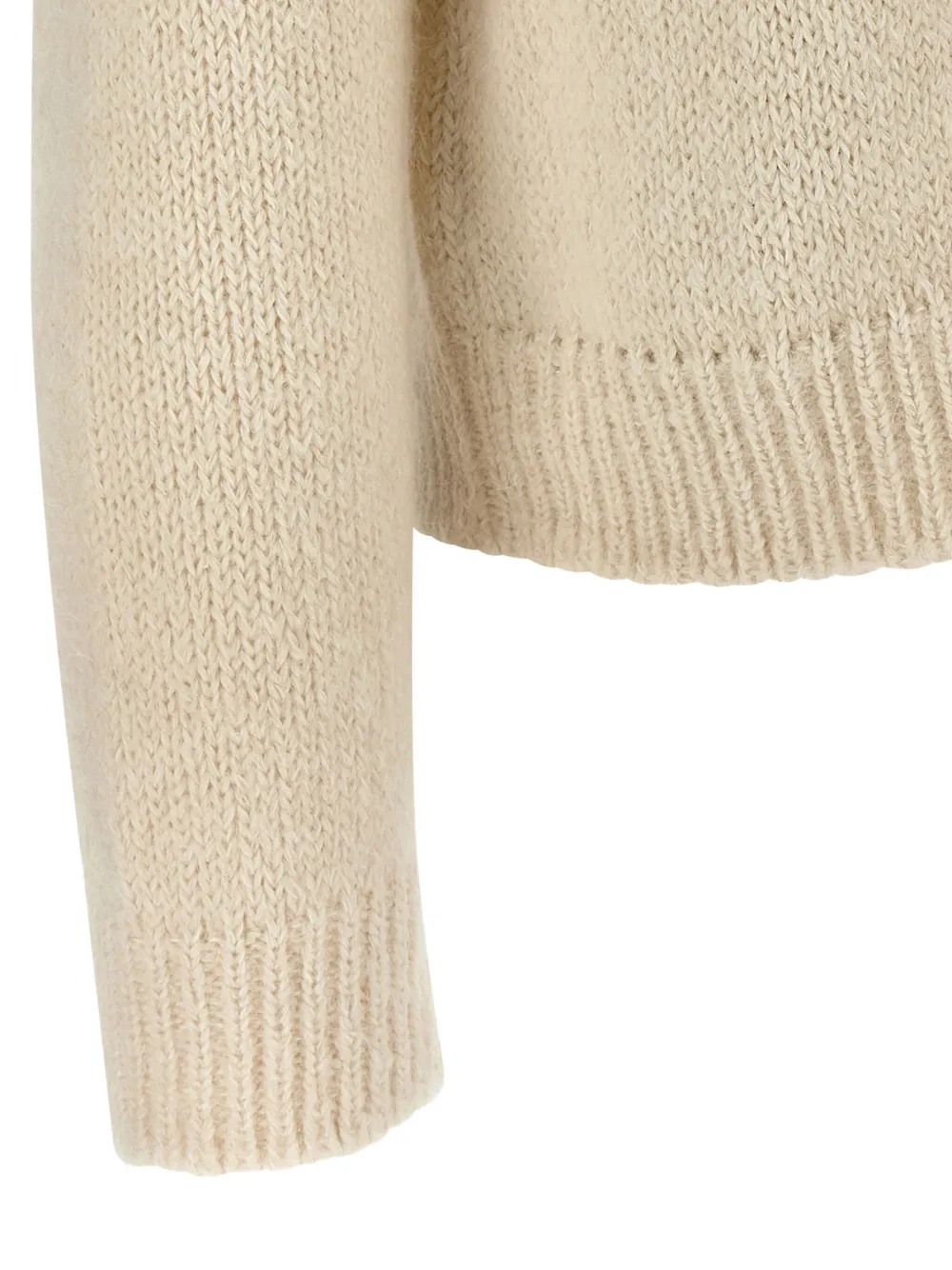 Jil Sander Trui met ronde hals Beige