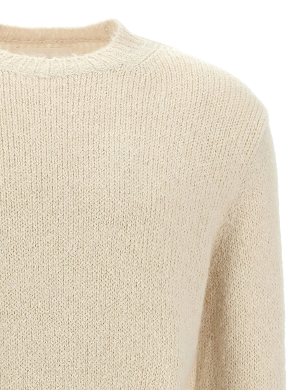 Jil Sander Trui met ronde hals Beige