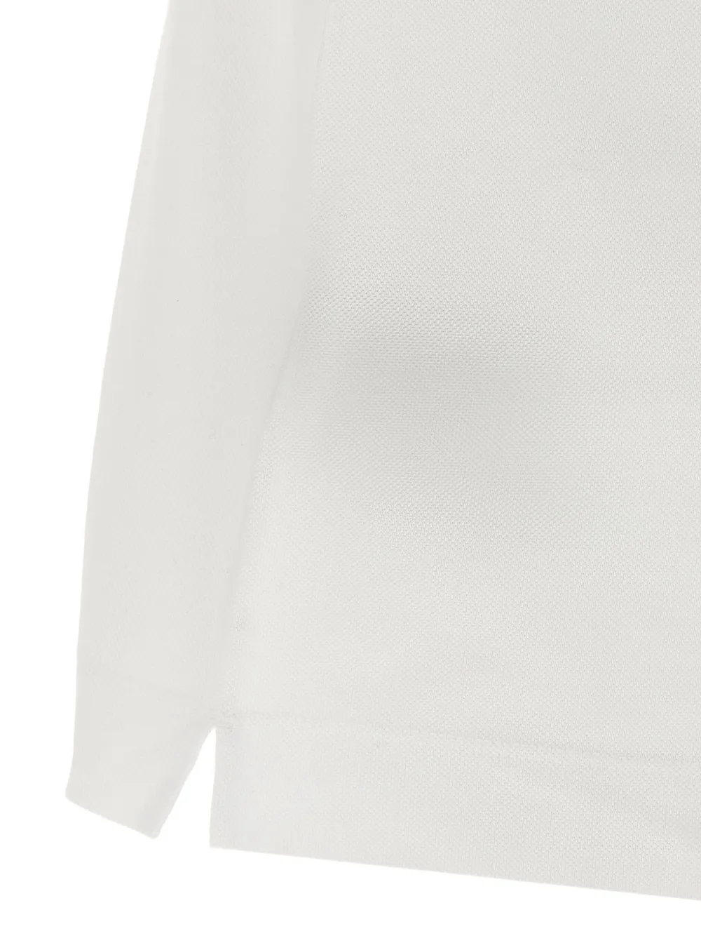 Zegna Piqué poloshirt met satijnen afwerking Wit