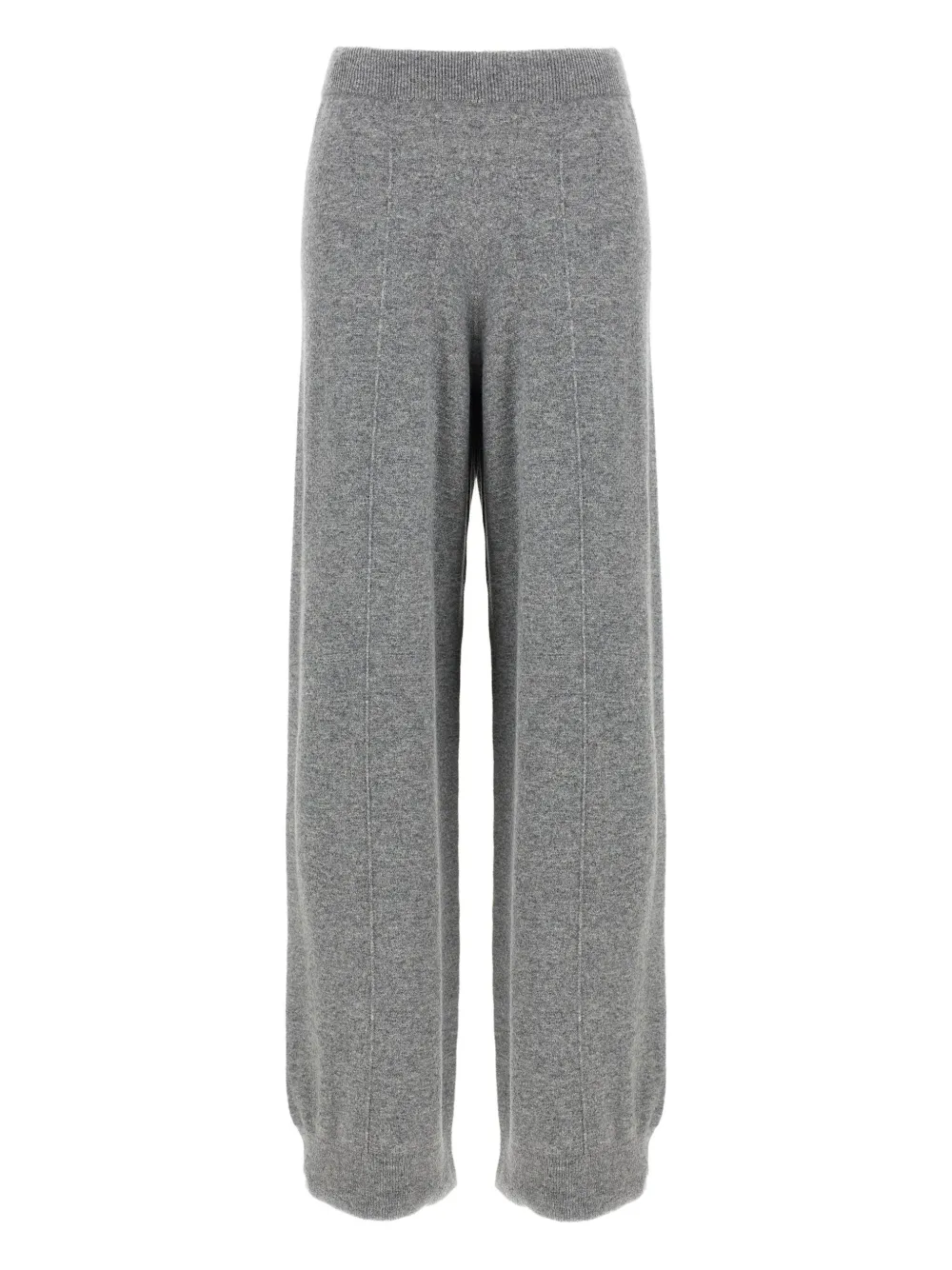 Fabiana Filippi elastic-waistband jewel-detail trousers Grijs