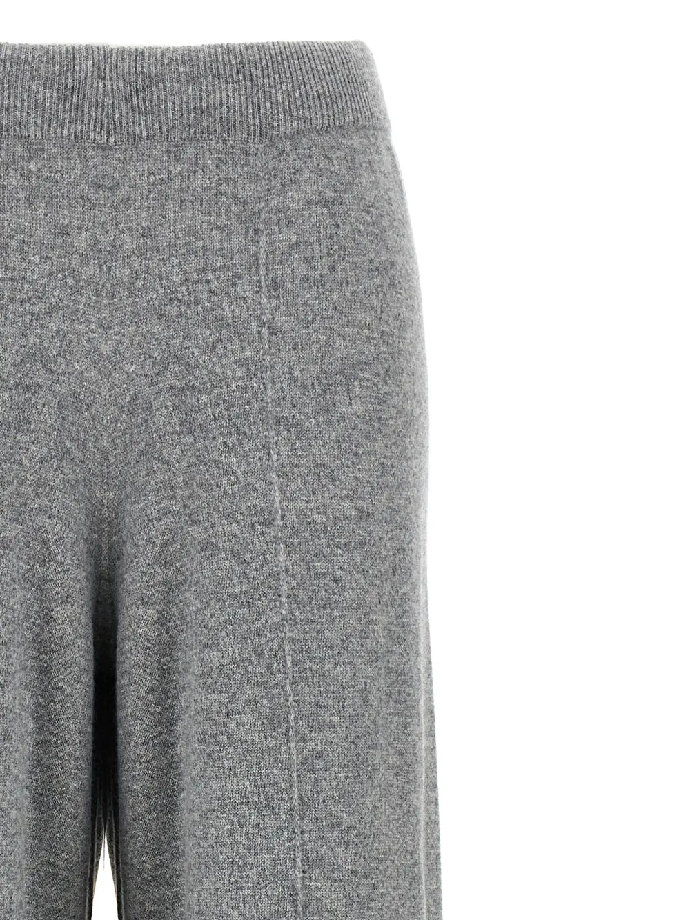 Fabiana Filippi elastic-waistband jewel-detail trousers Grijs